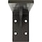 Ekena Millwork Embrey Steel Bracket, Hammered Gray 2"W x 6"D x 3 3/4"H BKTM02X06X03EBHGY - alternate 9
